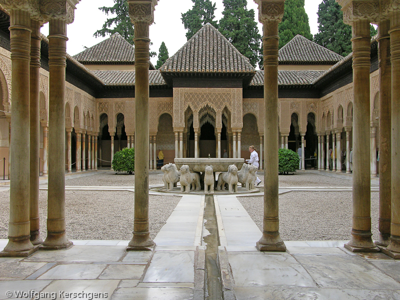 2006, Andalusien, Granada, Al hambra, Patio de Leones