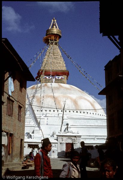 1978, Nepal, Boudhanath
