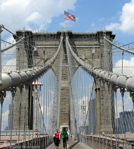 2005, New York, Brooklyn Bridge
