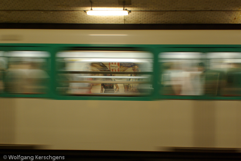 2008, Paris, Metro